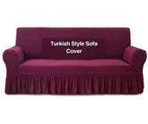 Turkish Style Sofa cover set (Maroon color)